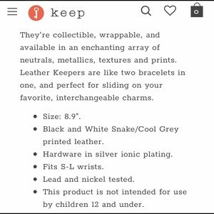 KEEP Collective Jewelry - KEEP Collective Snake Keeper Bracelet KEEP Collective Jewelry - KEEP Collective Snake Keeper Bracelet